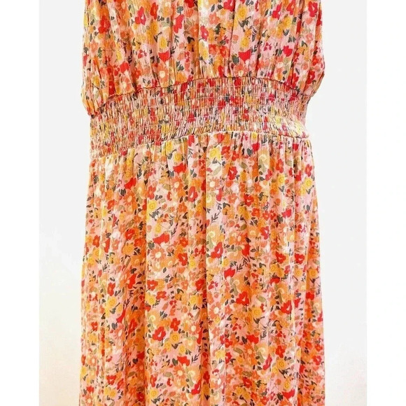 NWT REWIND Women Sleeveless Empire Waist Halter Neck Maxi Sun Dress Size XXL - Picture 3 of 14